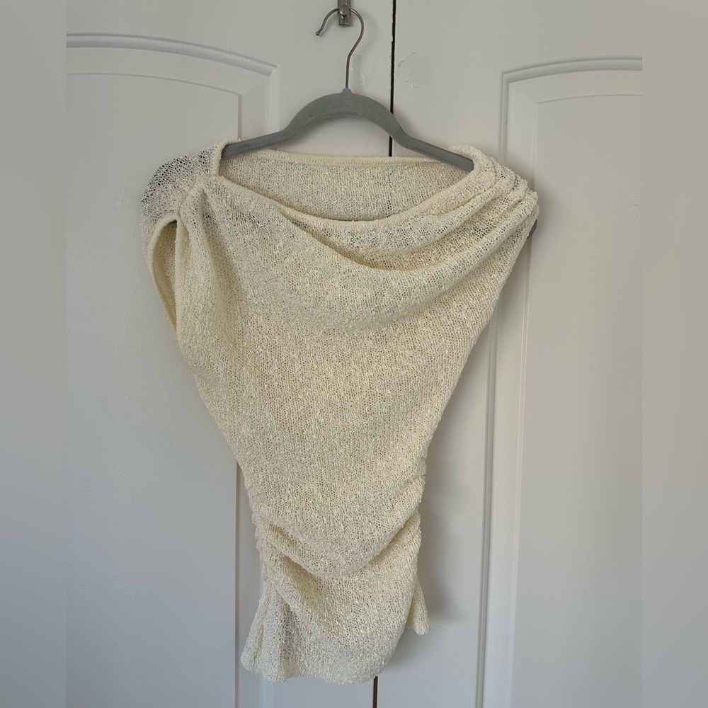Meshki Cream Maxi Skirt & Knit Top Set - Picture 5 of 12